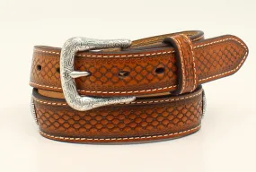 Ariat Natural Ribbon Inlay Men's Belt