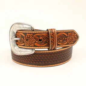 Ariat Tan Classic Basketweave Belt