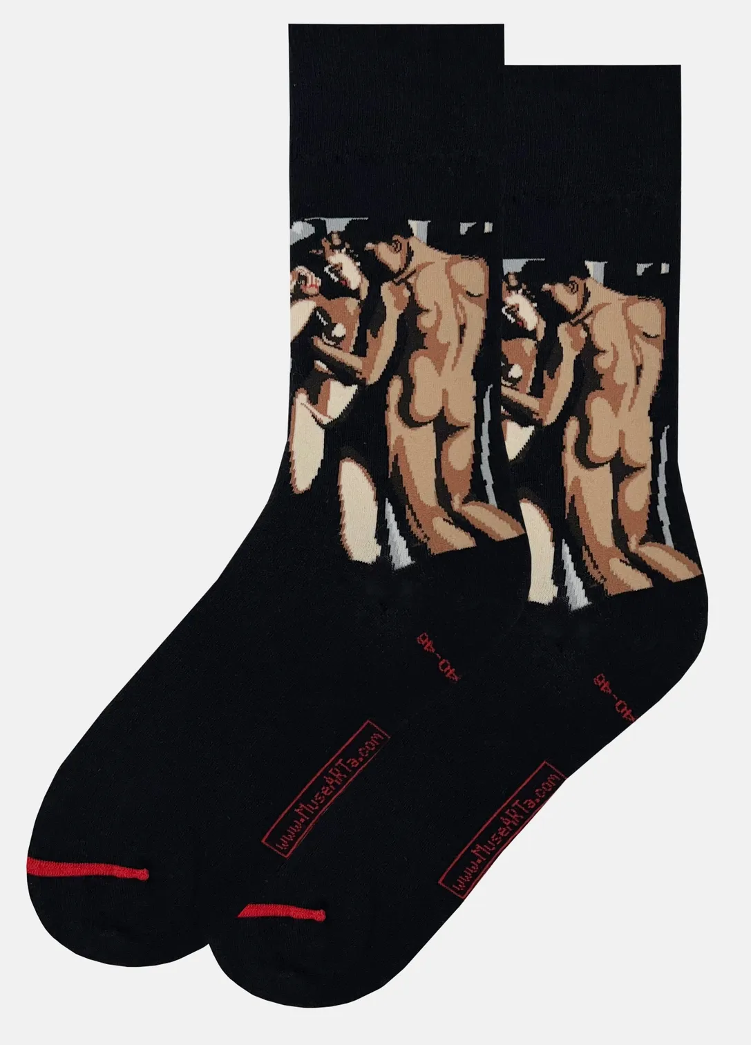 Art Socks -Tamara de Lempicka - Adam and Eve -Large