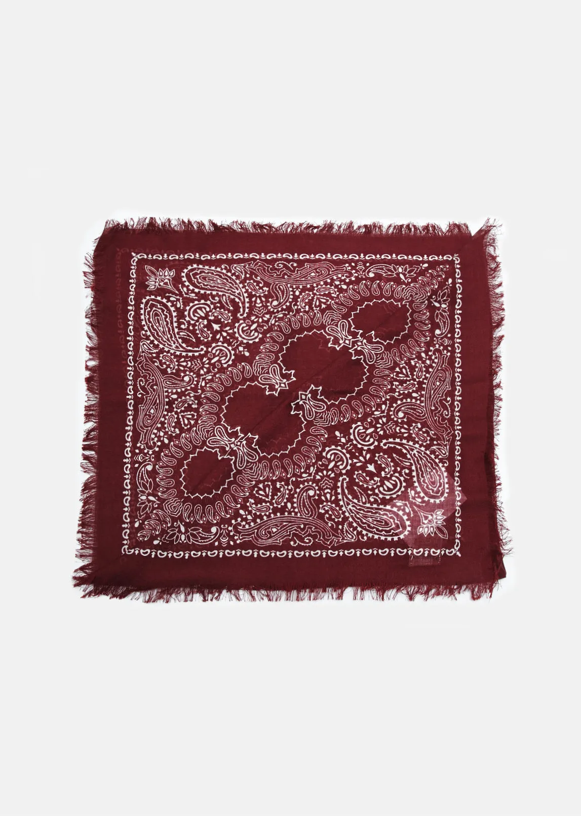 Bandana Carre Cashmere Blend Scarf