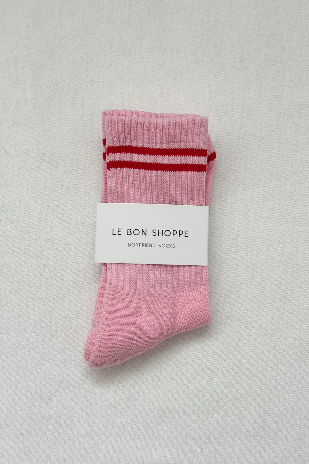 Boyfriend Socks (Amour Pink)