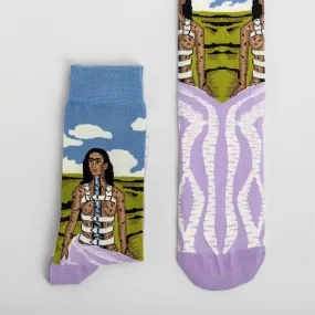 Broken Column Frida Socks