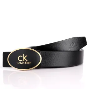 Calvin Klein Signature Designed Genuine Leather Men's Belt