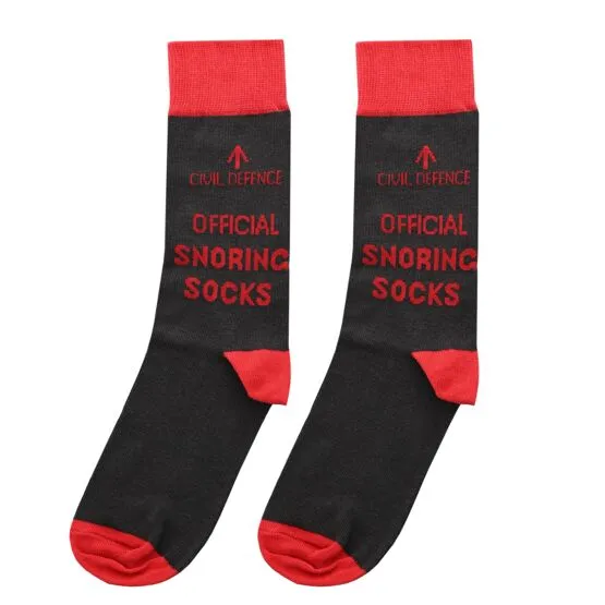 Civil Defence Official Snoring Men's Socks