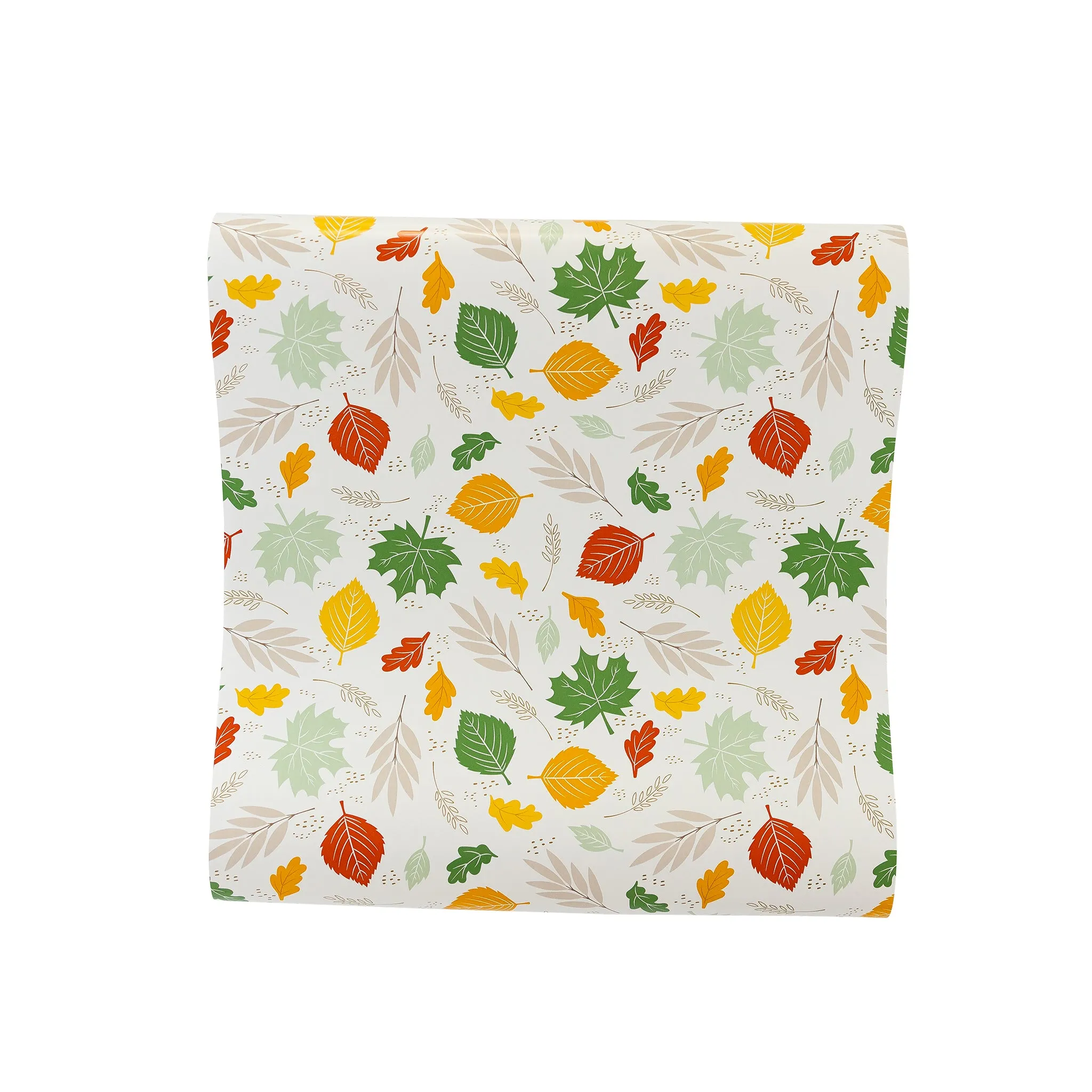 Colorful Leaves Paper Table Runner