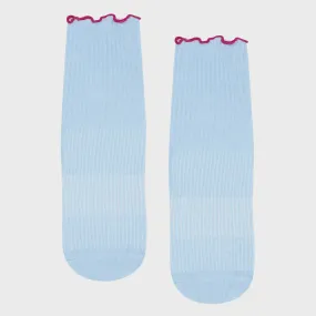 Crew Non Slip Grip Socks - Vintage Baby Blue