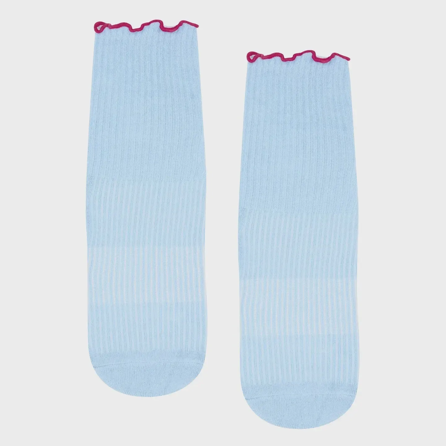 Crew Non Slip Grip Socks - Vintage Baby Blue