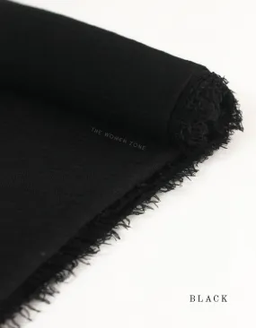 Crinkle Hijab - Black