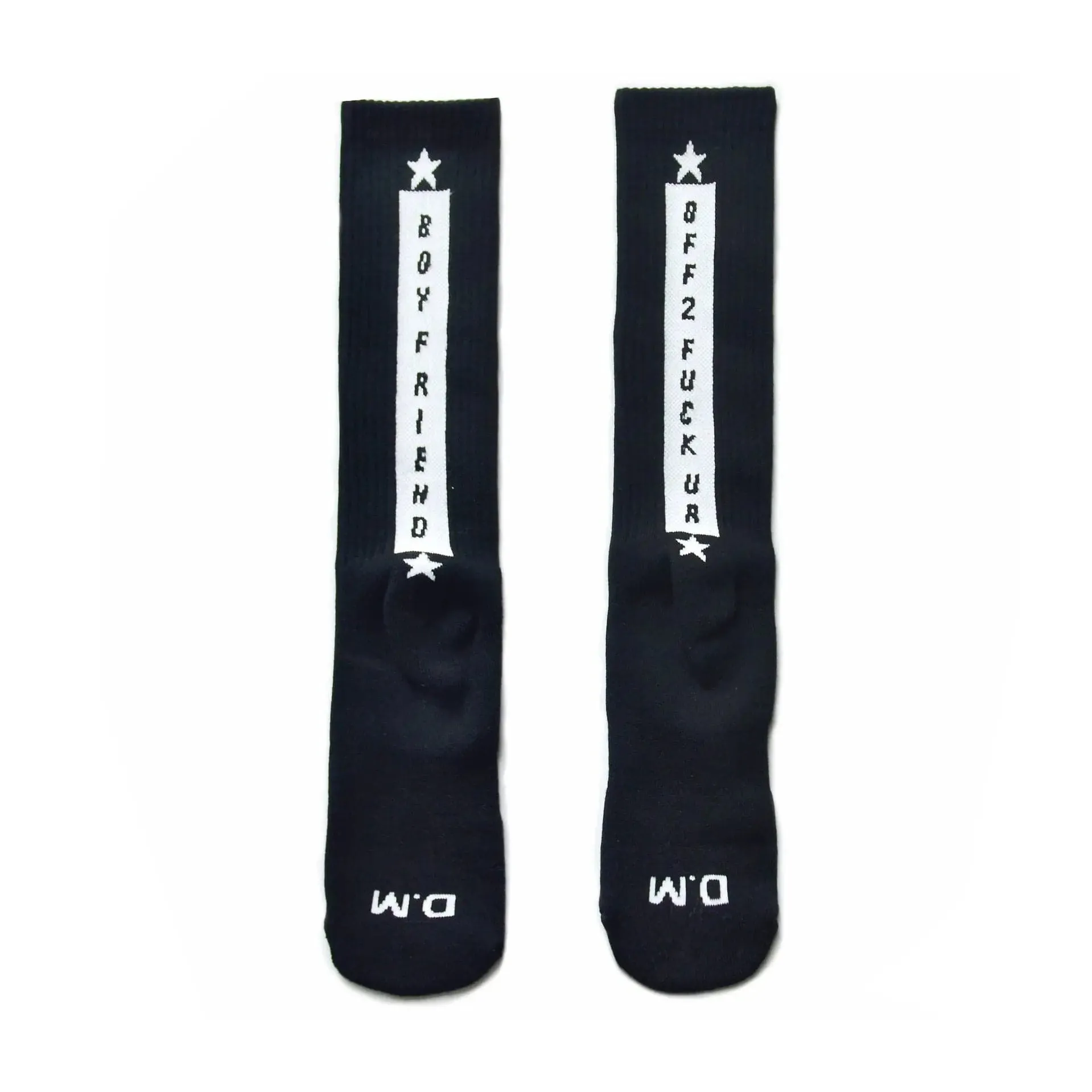 D.M socks white invisible socks