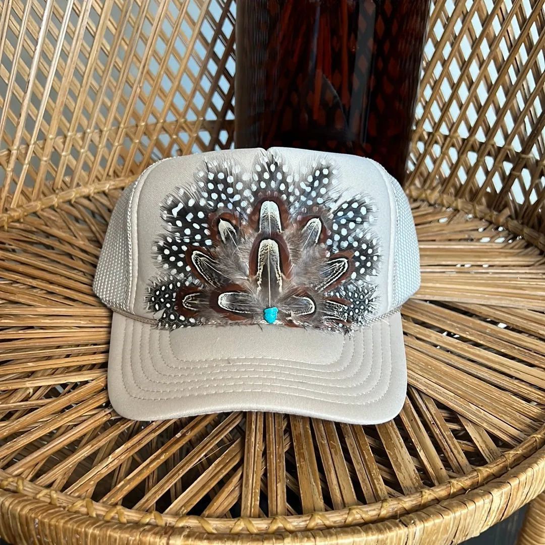 Feathered Trucker Hat