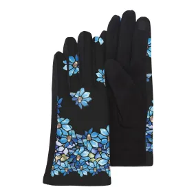 Fine Art Tiffany Clematis Texting Gloves