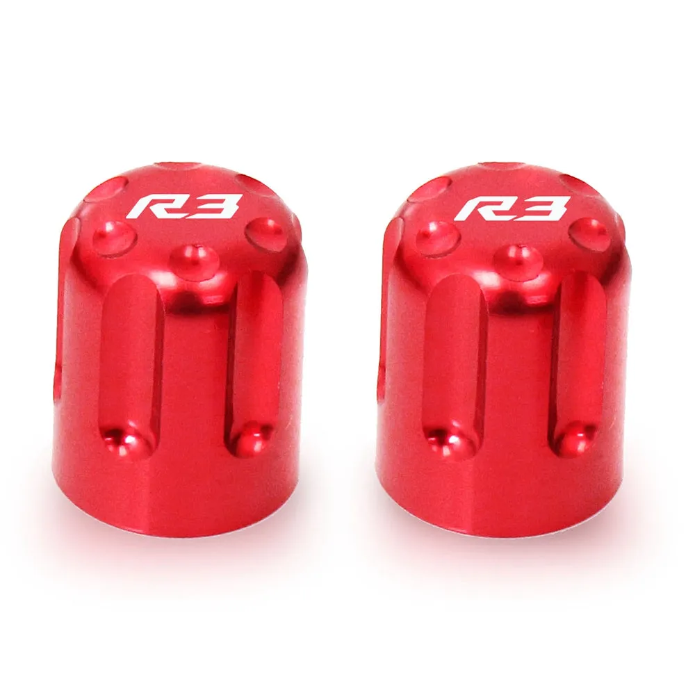 Fit Yamaha YZF R3 Engraved Logo Tire Valve Stem Caps