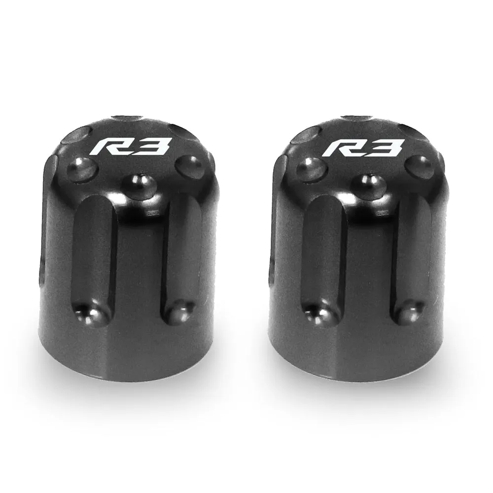 Fit Yamaha YZF R3 Engraved Logo Tire Valve Stem Caps