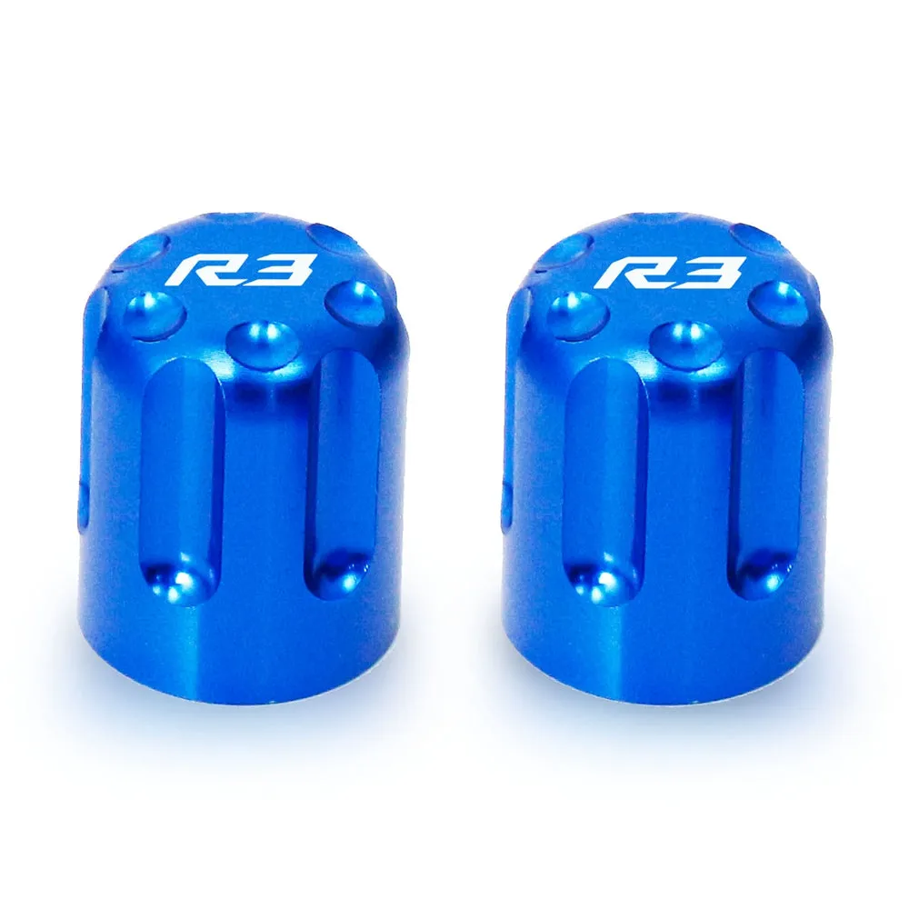 Fit Yamaha YZF R3 Engraved Logo Tire Valve Stem Caps