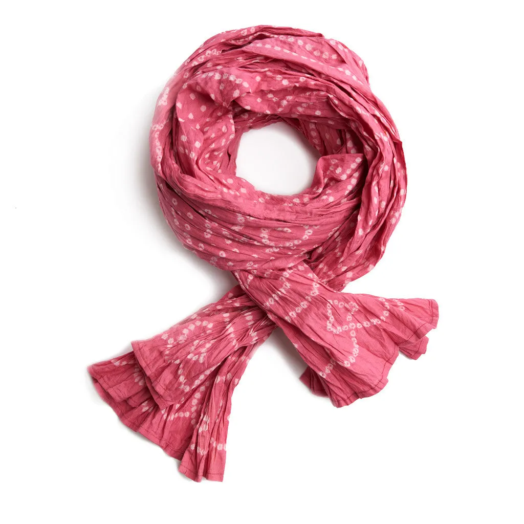 Fuchsia Chundri Scarf - Pakistan