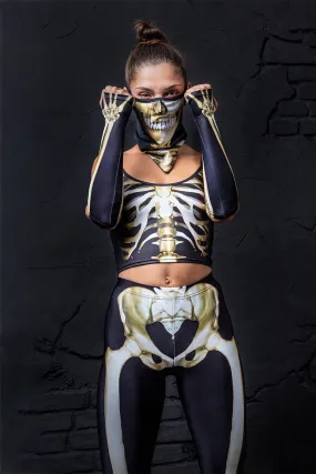 Graveyard Skeleton Bandana Set