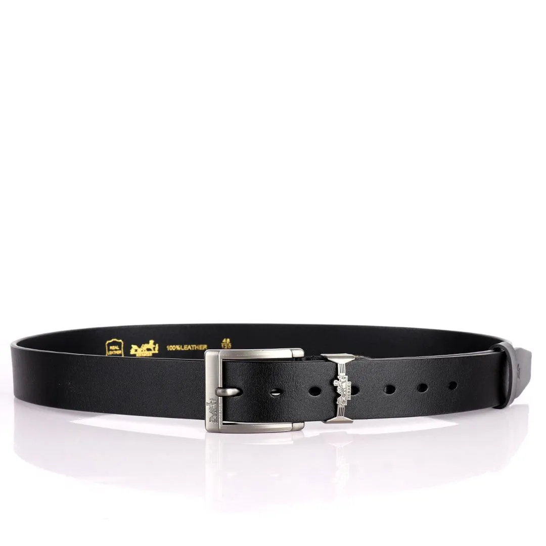 Hermes Paris Classic Black Leather Belt