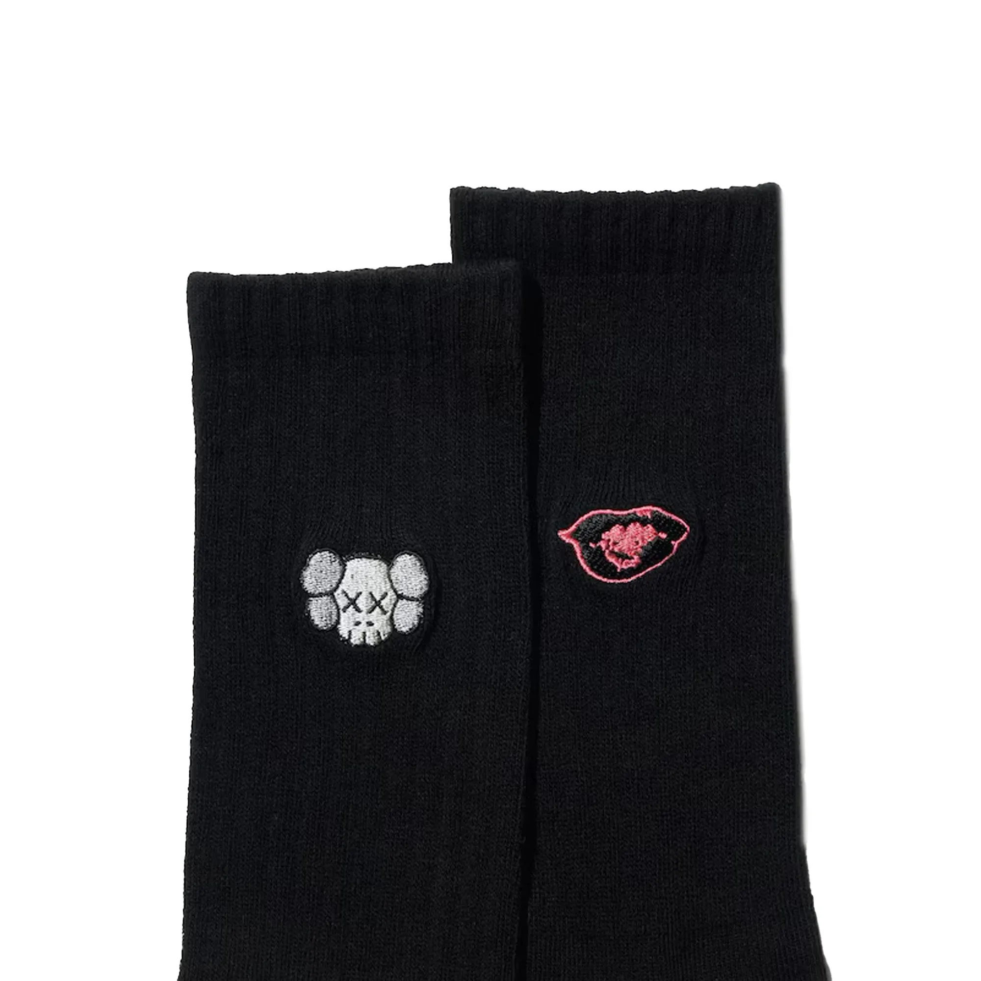 KAWS x Uniqlo Warhol 476519 Socks 'Black' (2024)