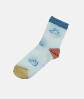 Kids Socks Pairs - Blue & Yellow Cats