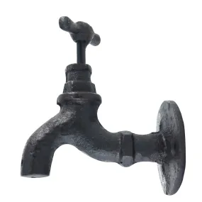 Metal Wall Mount Spigot Handle Outdoor Hook