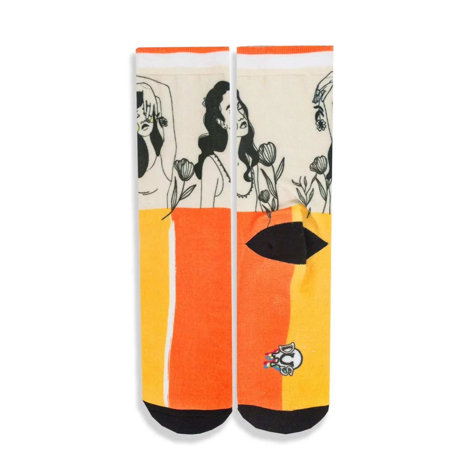 Modern Art Printed Socks