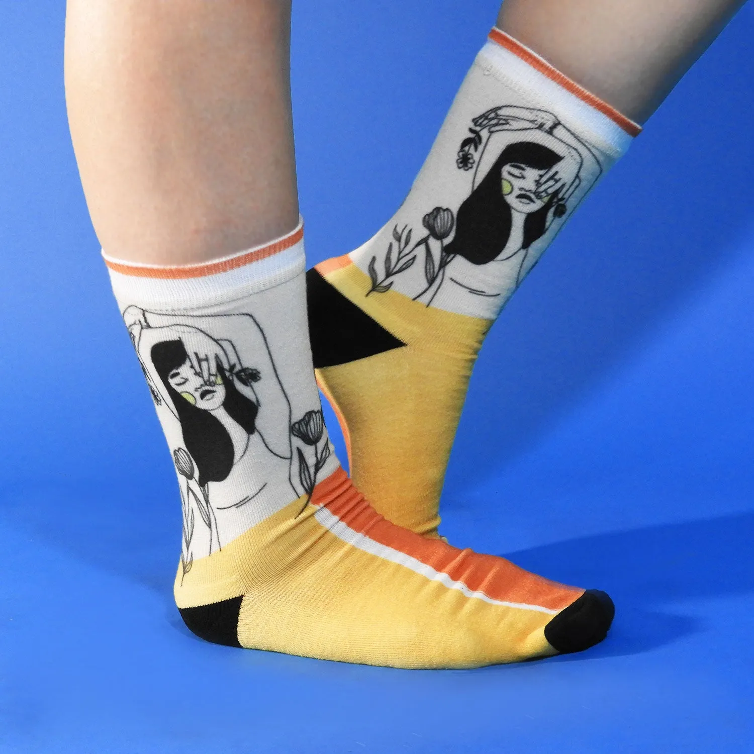 Modern Art Printed Socks