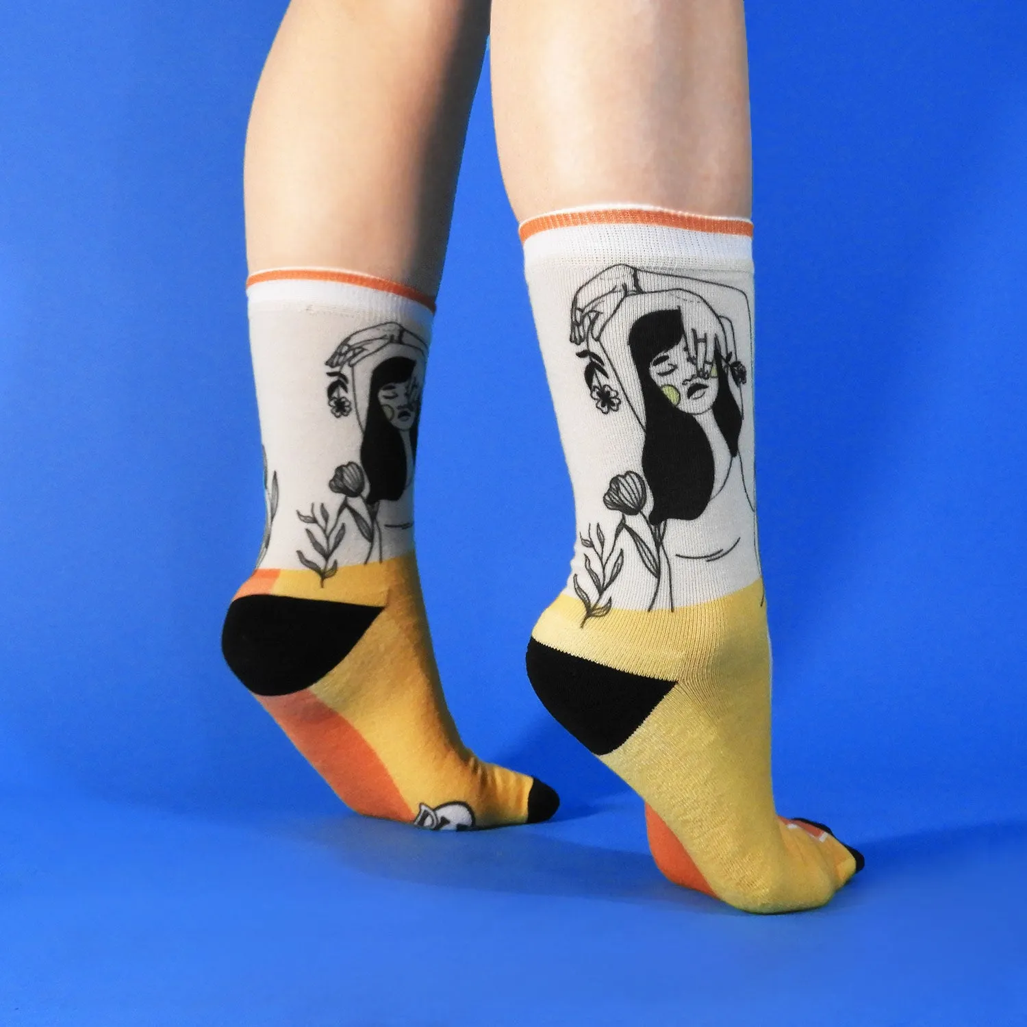 Modern Art Printed Socks