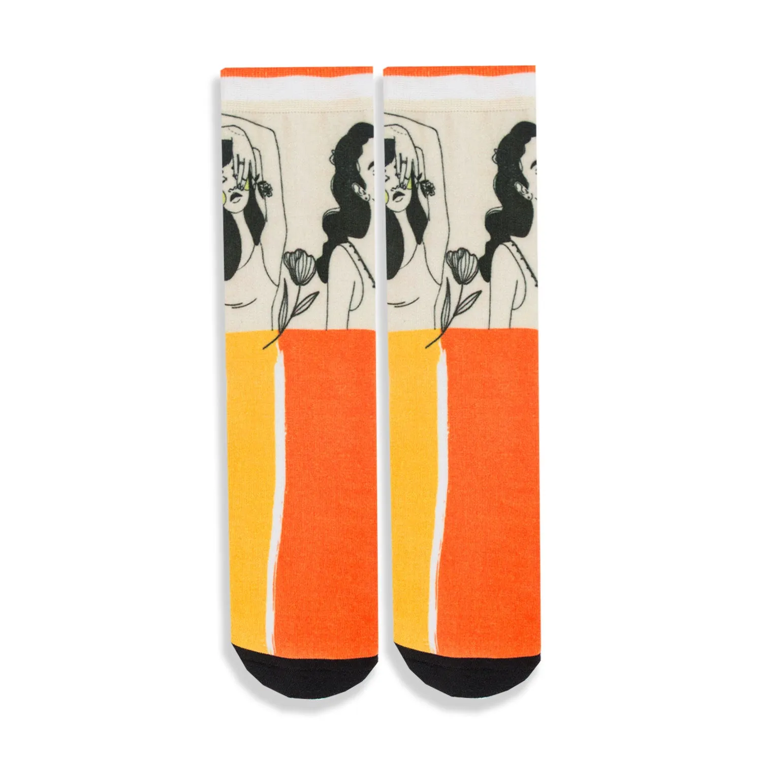 Modern Art Printed Socks