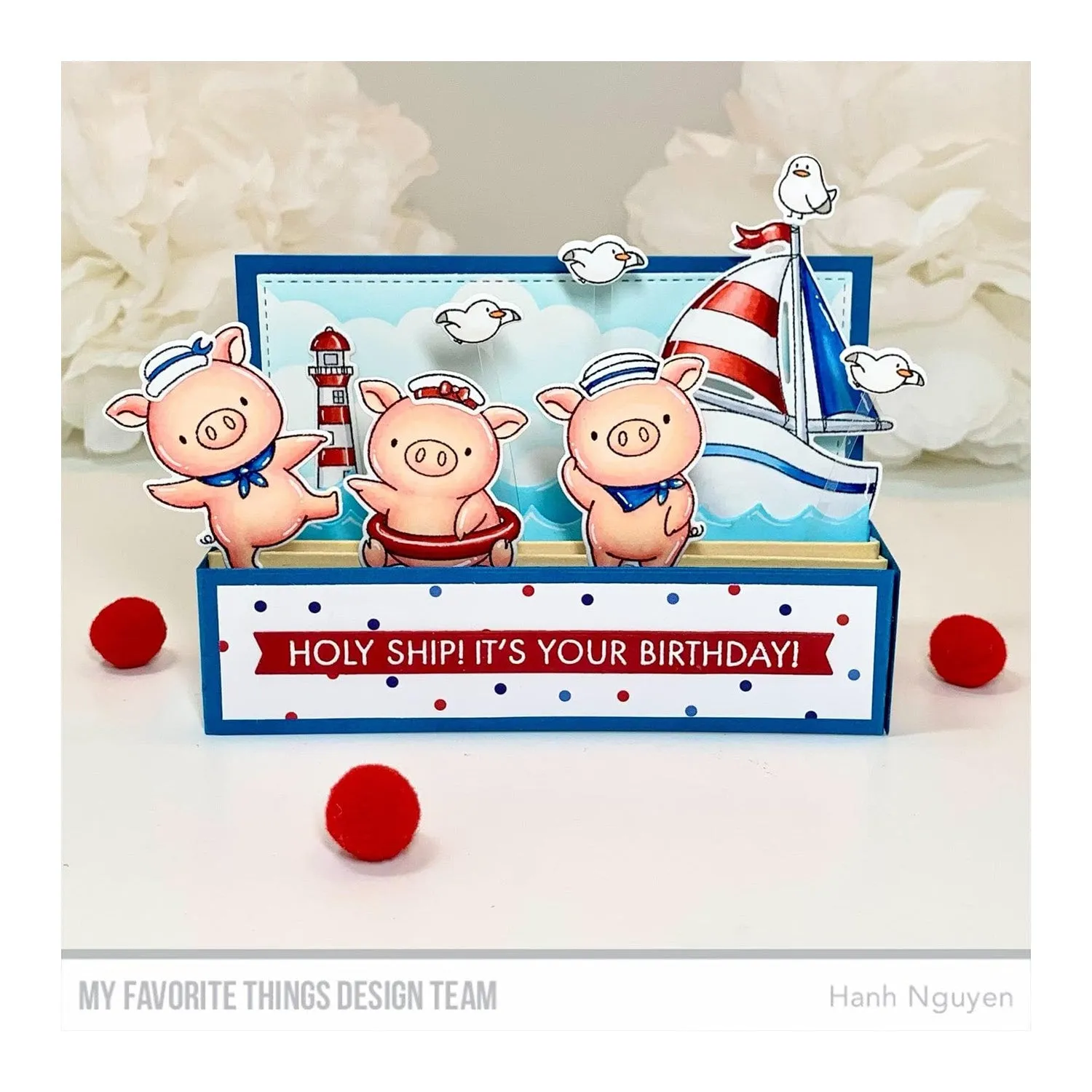 My Favorite Things Clear Stamps 4"x 6" - Pig Time Fun*