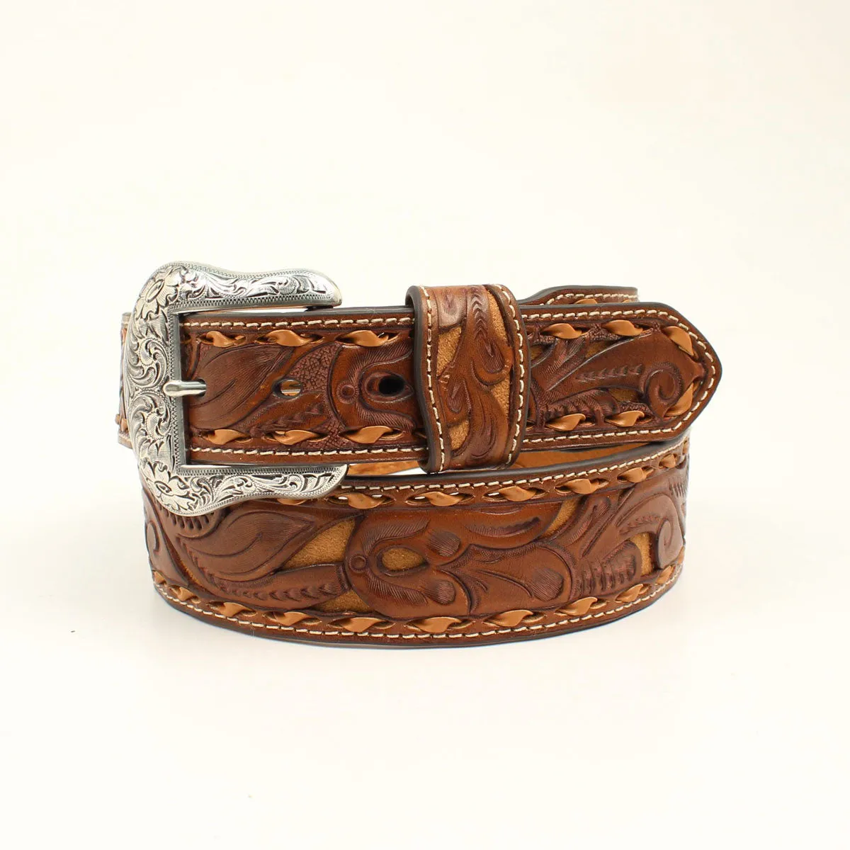 Nocona Floral Men's Belt