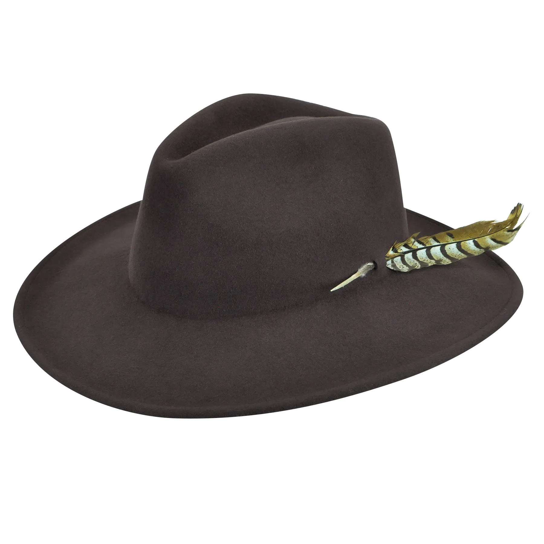 Renegade Calico Wool Felt Western Hat