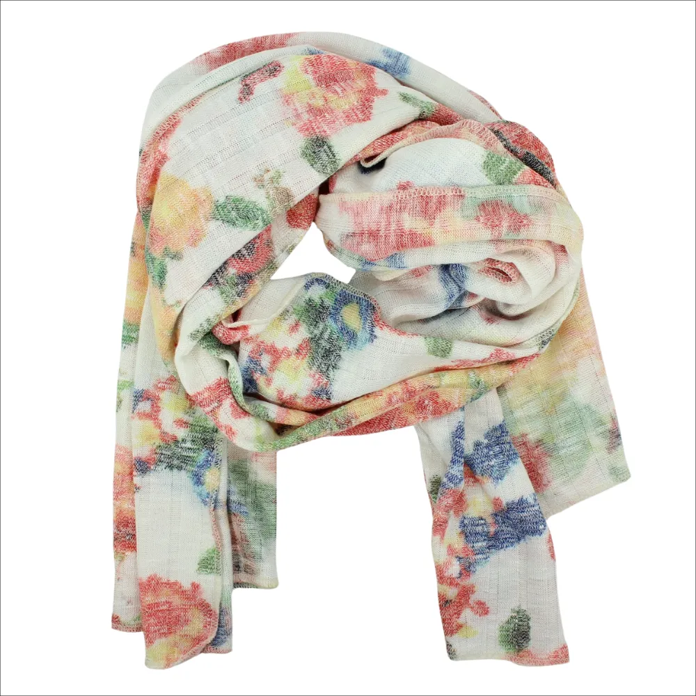 SALE | Rib Print Oblong Scarf