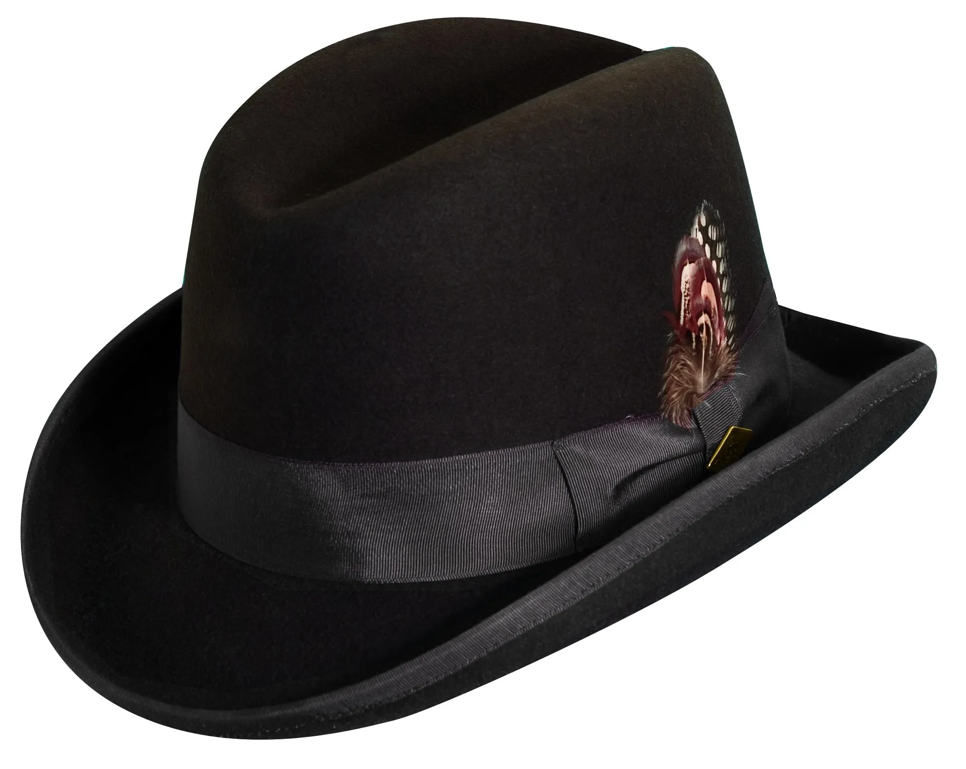 Stacy Adams Harvey Premium Wool Felt Homburg