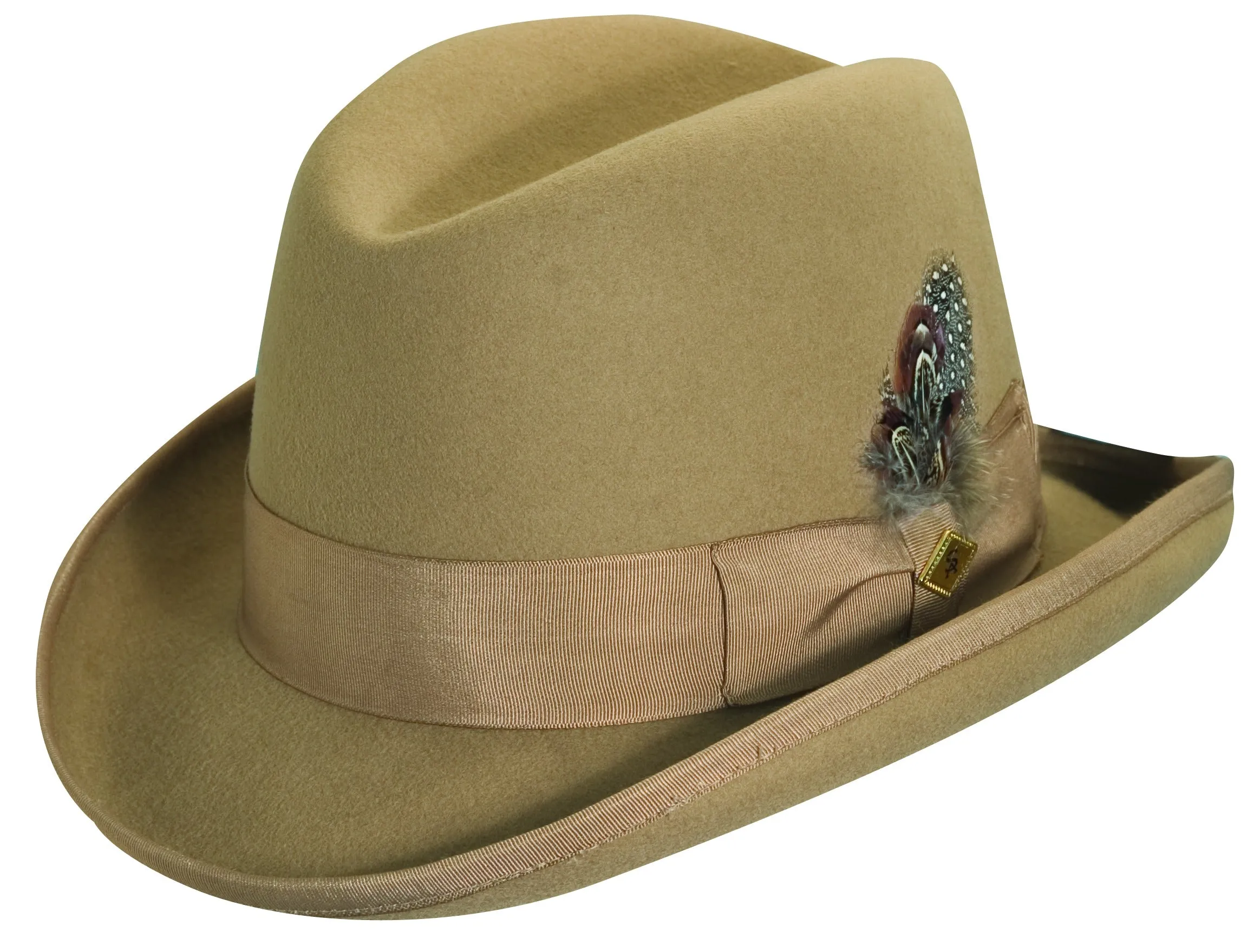 Stacy Adams Harvey Premium Wool Felt Homburg