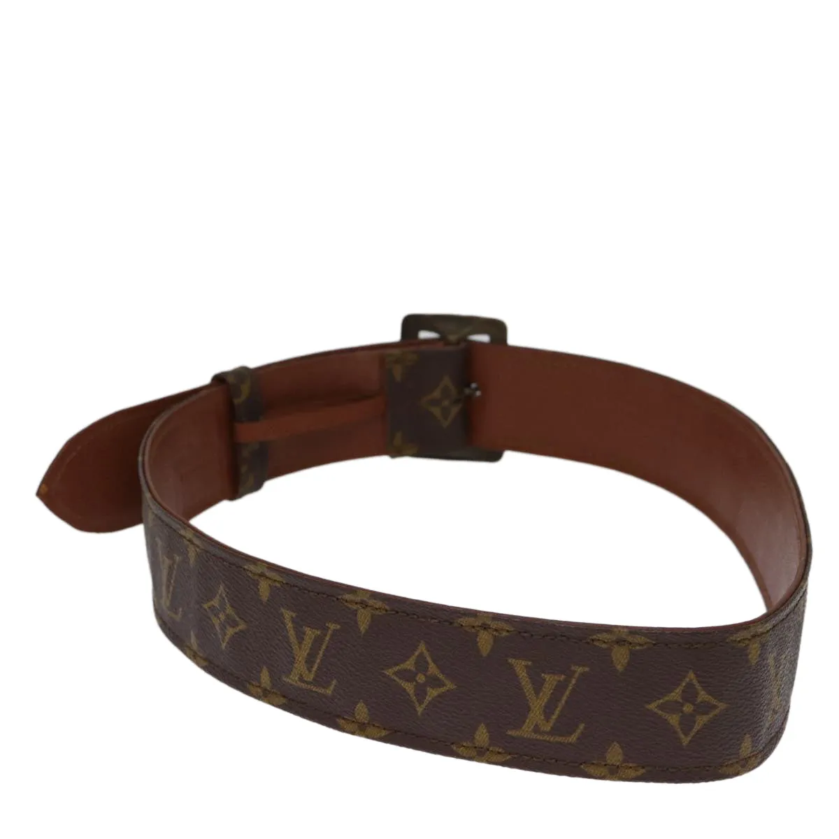 Trendy Inspired Louis Vuitton Monogram Ceinture Belt Old Model  Lv Auth Ti1660