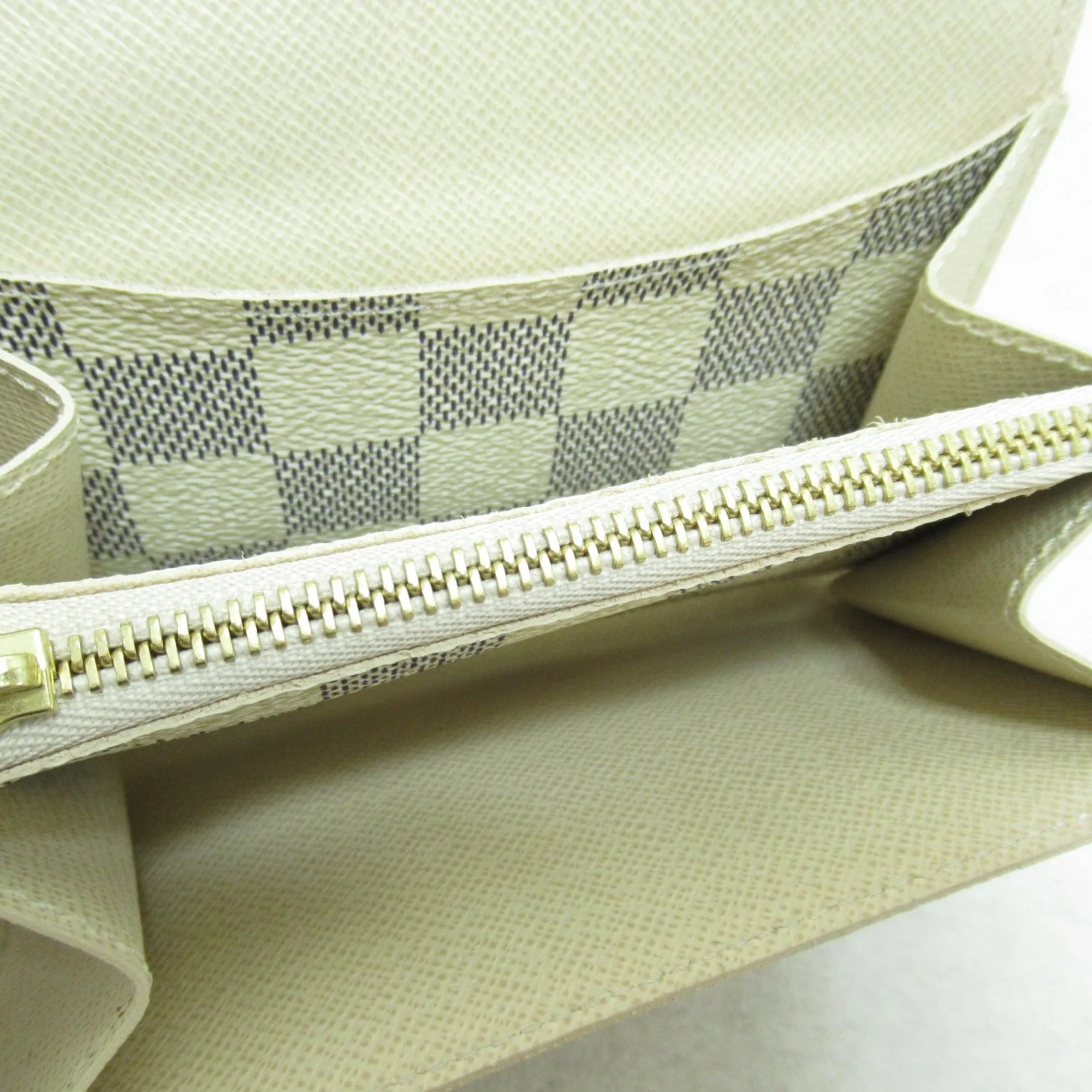 Trendy Inspired Louis Vuitton Sunchu Pochette Solo Belt White Damier Azur Pvc Coated Canvas M9835s