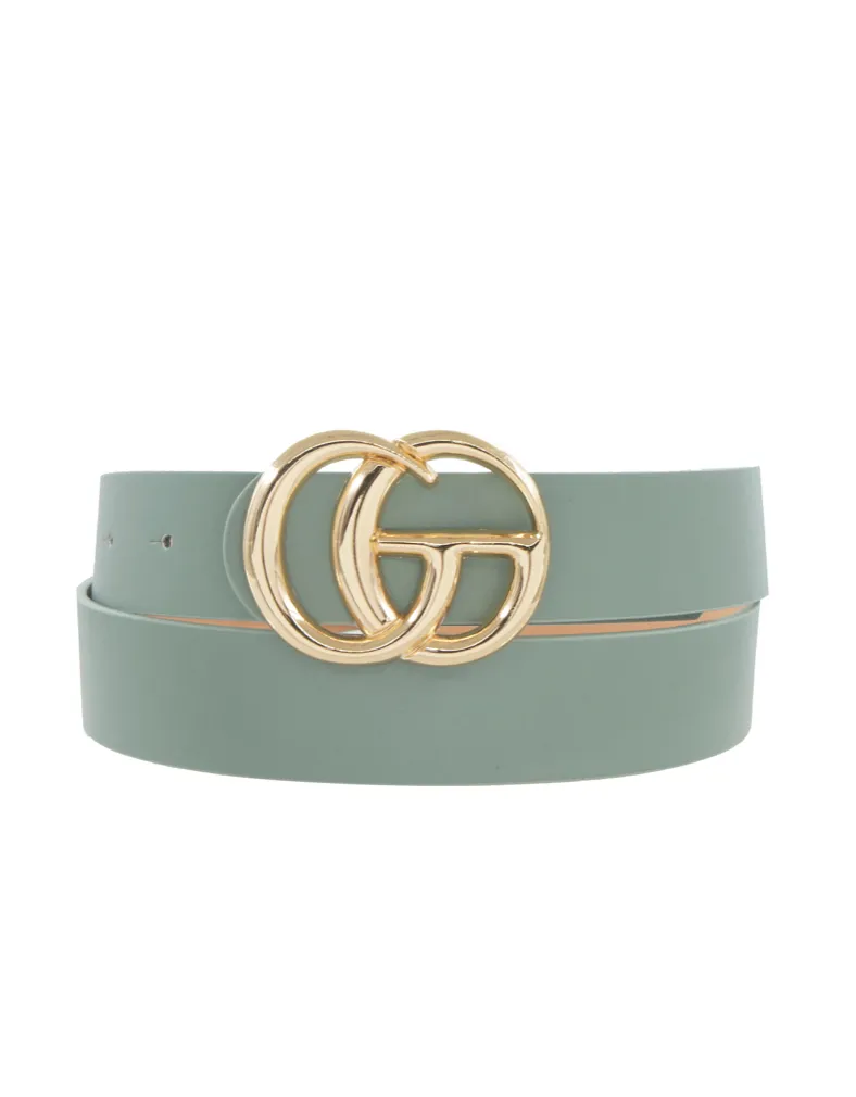 Trendy Letter Buckle Belt