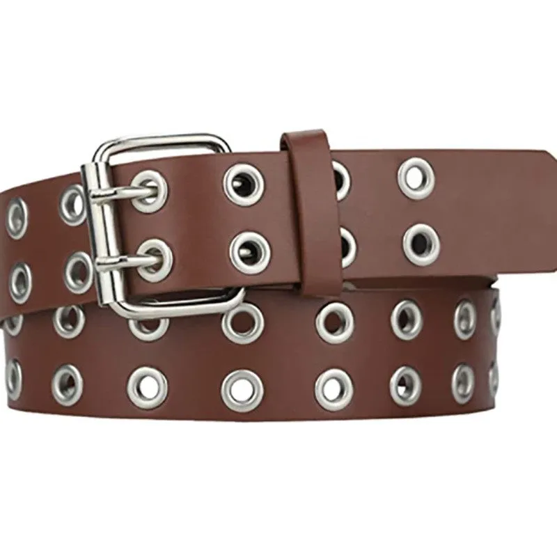 Trendy Punk Holes Women's Belt