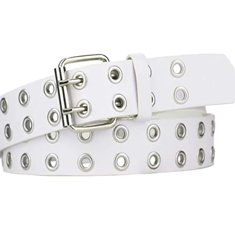 Trendy Punk Holes Women's Belt