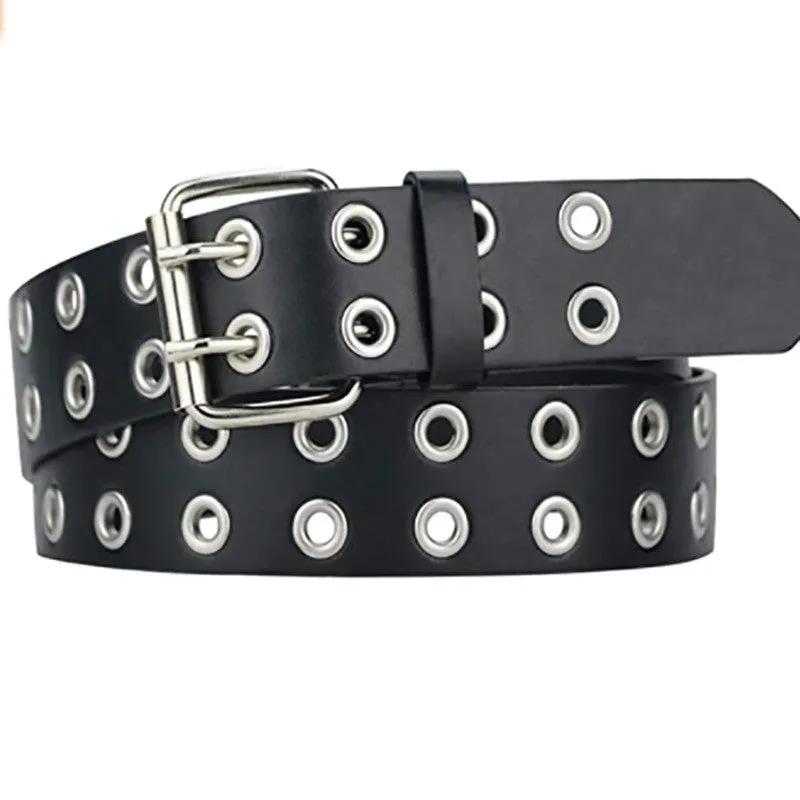 Trendy Punk Holes Women's Belt