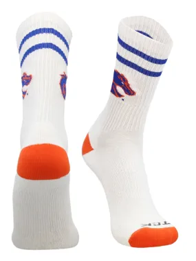 Vintage Boise State Broncos Socks NCAA Socks For Men and Womens Soft Cotton Sock