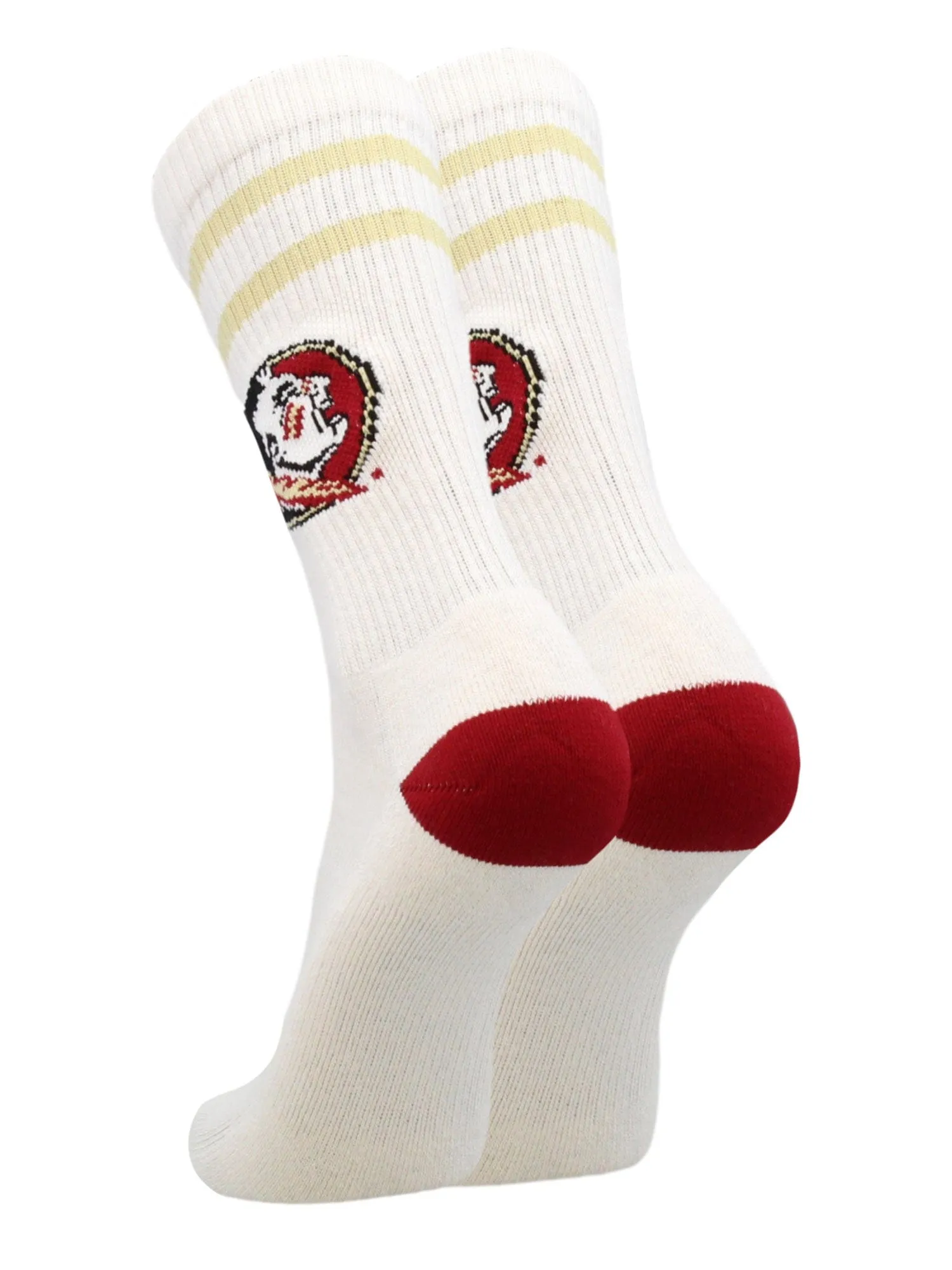 Vintage Florida State Seminoles Socks NCAA Socks For Men and Womens Soft Cotton Sock