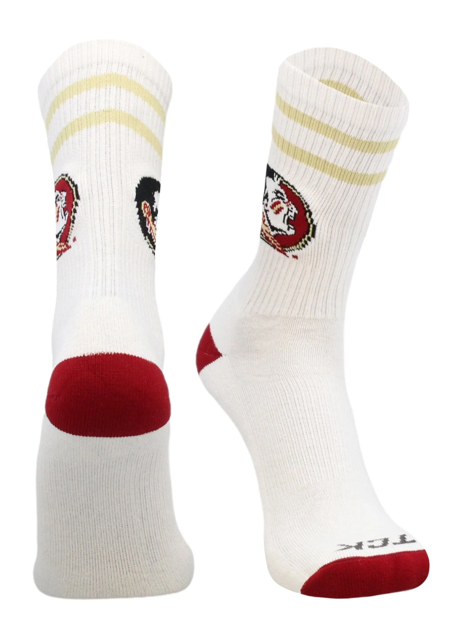 Vintage Florida State Seminoles Socks NCAA Socks For Men and Womens Soft Cotton Sock