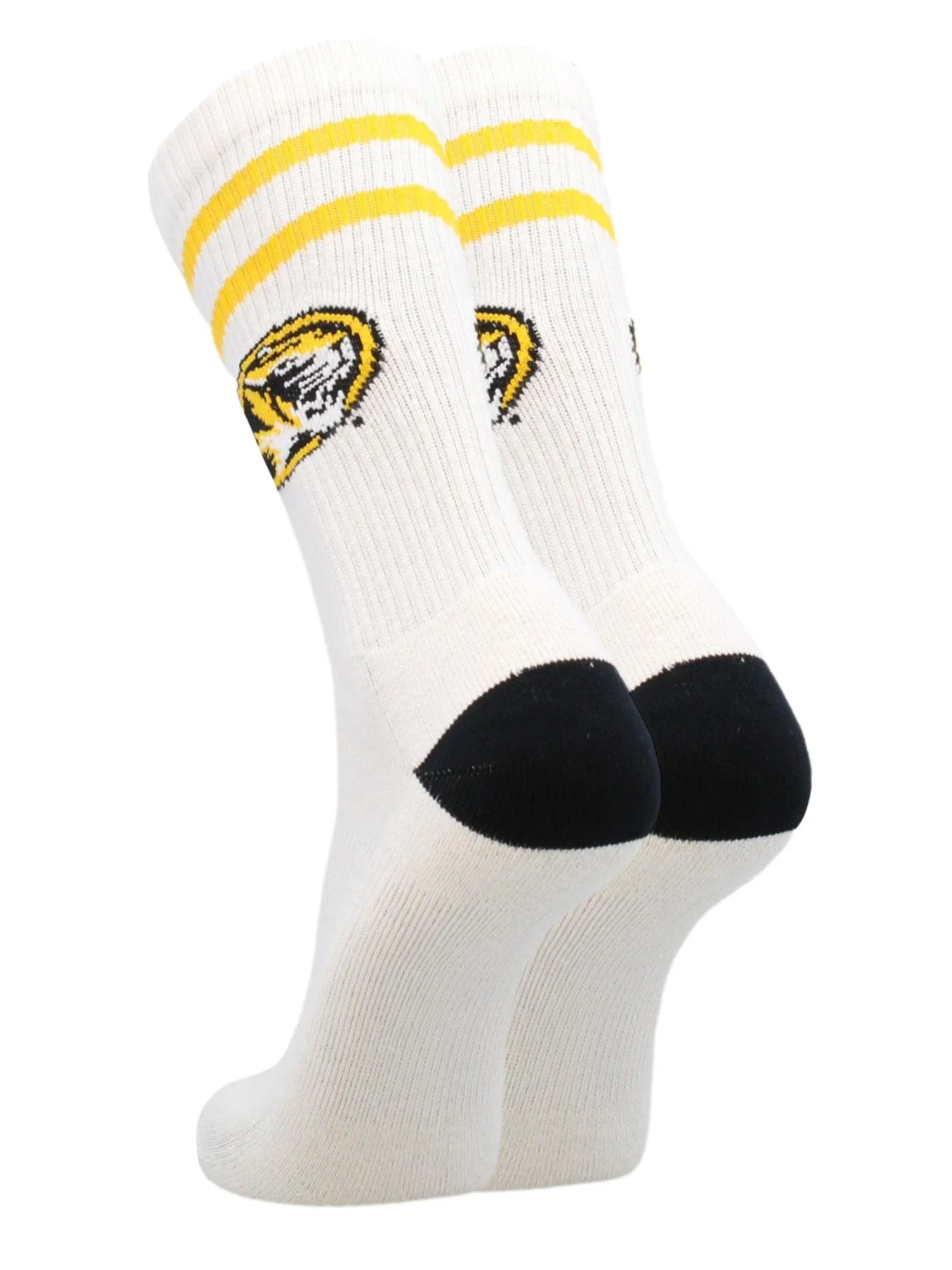 Vintage Missouri Tigers Socks NCAA Socks For Men and Womens Soft Cotton Sock