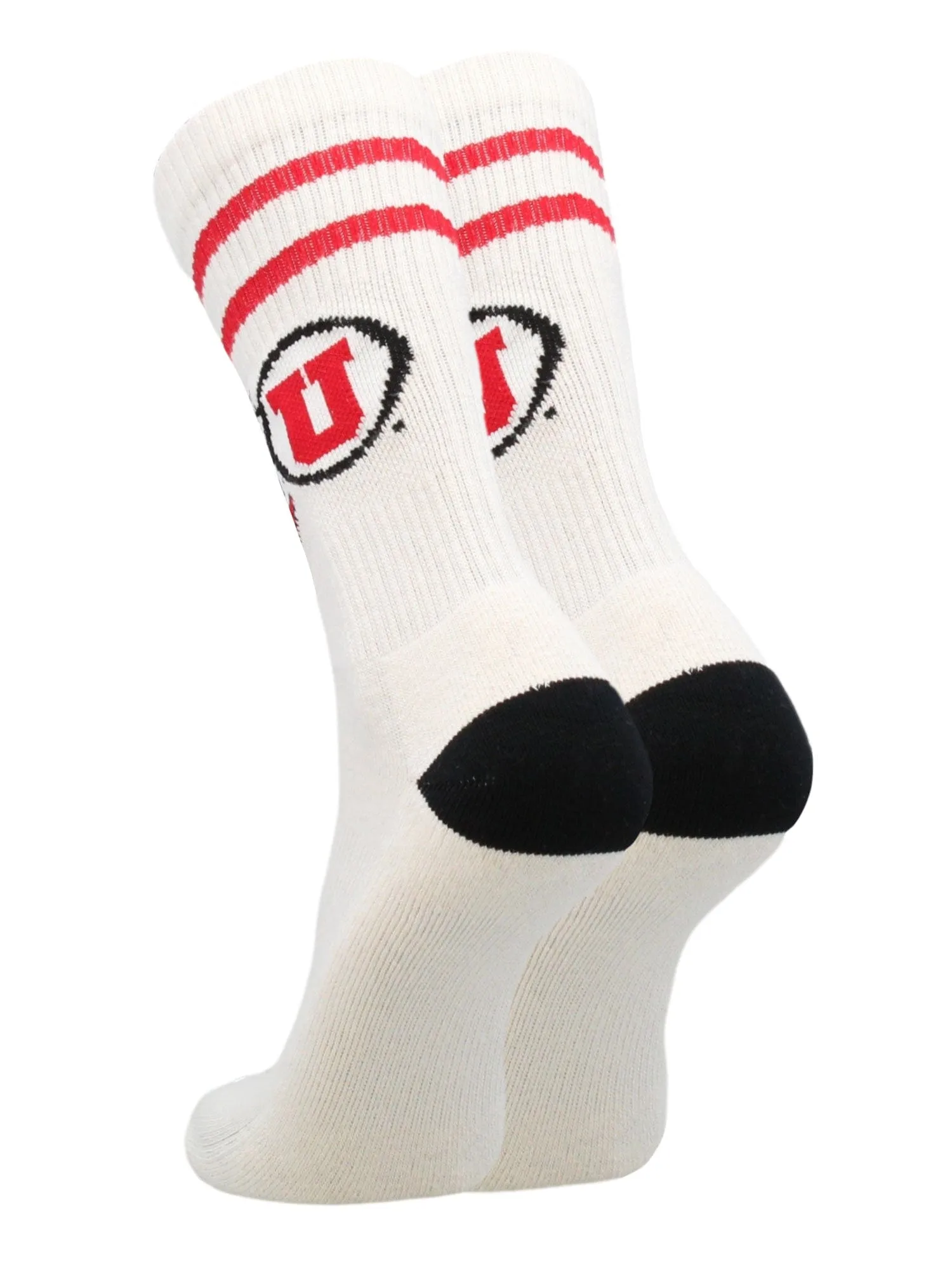 Vintage Utah Utes Socks NCAA Socks For Men and Womens Soft Cotton Sock