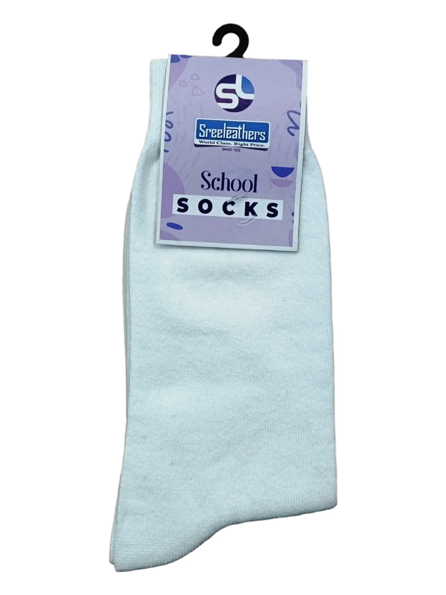 White School socks 999014 (Free Size)