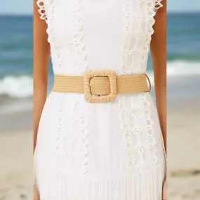 Woven Belt - Cream