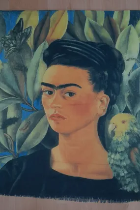 Zura Frida Kahlo 100% Cotton Scarf - Tropical Parrot